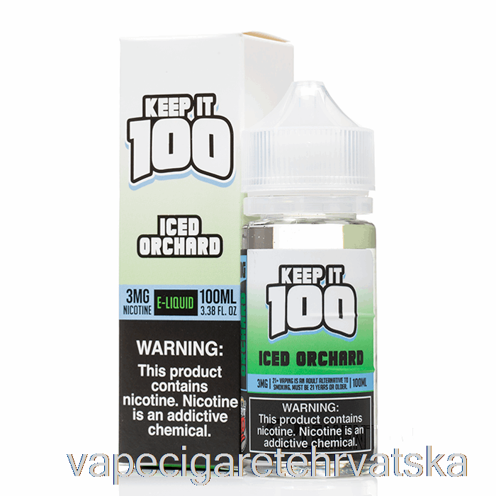 Vape Cigarete Iced Orchard - Keep It 100 - 100 Ml 3 Mg
